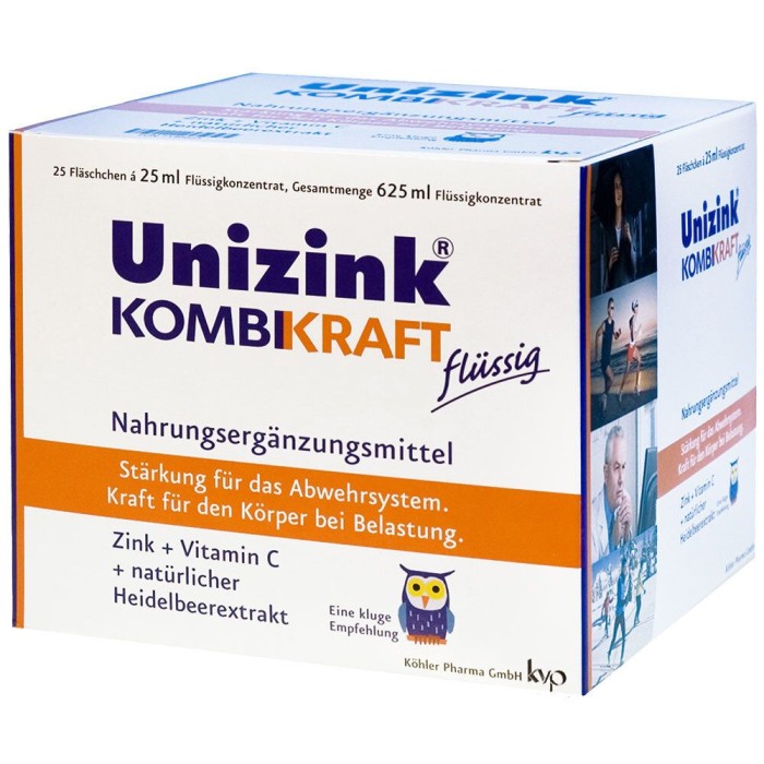 UNIZINK KOMBIKRAFT 25 buteliukai x 25ml